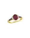 Le Vian ® Raspberry Rhodolite® 14k 1.71 Ct. Tw. Diamond & Rhodolite Ring In Gold
