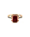 Le Vian ® Raspberry Rhodolite® 14k Rose Gold 1.95 Ct. Tw. Diamond & Rhodolite Ring In Gold