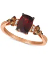 Le Vian Rhodolite Garnet (1-3/4 Ct. T.w.) & Diamond (1/6 Ct. T.w.) In 14k Yellow Gold (also Available In Ros In Garnet,rose Gold