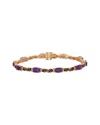 Le Vian ® Royal Blues 14k Rose Gold 5.48 Ct. Tw. Diamond & Amethyst Bracelet
