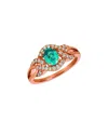 Le Vian ® Royalblues 14k Rose Gold 1.14 Ct. Tw. Diamond & Zircon Ring
