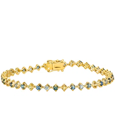 Le Vian Sapphire (3 Ct. T.w.) Bracelet In 14k Honey Gold