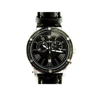 Le Vian Soho Ii Chronograph Quartz Diamond Black Dial Ladies Watch Zag 150b