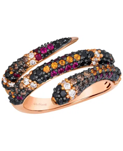 Le Vian Spessartite (5/8 Ct. T.w.) & Diamond (1-1/4 Ct. T.w.) Ring In 14k Strawberry Gold