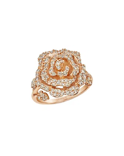 Le Vian ® Strawberry & Nude Rose 14k Rose Gold 0.90 Ct. Tw. Diamond Rose Ring