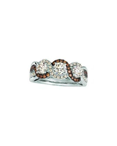 Le Vian Strength Platinum 0.45 Ct. Tw. Diamond Ring In Green