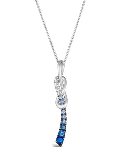 Le Vian ® Tranquility 14k 0.09 Ct. Tw. Sapphire Pendant In Metallic