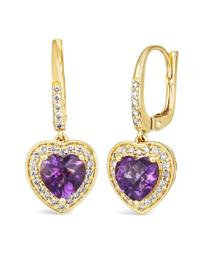 Le Vian ® Tranquility 14k 2.39 Ct. Tw. Diamond & Amethyst Earrings
