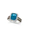 Le Vian ® Tranquility 14k 3.91 Ct. Tw. Diamond & Topaz Half-eternity Ring