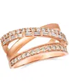 Le Vian Vanilla Diamond (0.19 Ct. T.w.) And Nude Diamond (0.64 Ct. T.w.) Ring In 14k Strawberry Gold In Gold