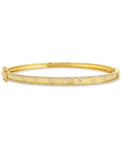Le Vian Vanilla Diamond & Nude Diamond Bangle Bracelet (1/2 Ct. T.w.) In 14k Gold In Yellow Gold