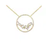 Le Vian Vanilla Diamond Baguette Cluster Pendant Necklace (1/2 Ct. T.w.) In 14k Yellow Gold, 18"