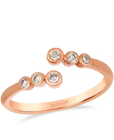Le Vian Vanilla Diamond Open Ring (0.18 Ct. T.w.) In 14k Strawberry Gold