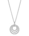 Le Vian ® Platinum Collection Platinum 0.74 Ct. Tw. Diamond Pendant In Silver