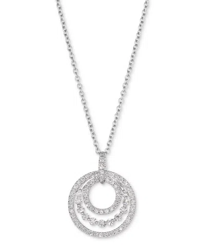 LE VIAN VANILLA DIAMOND TRIPLE CIRCLE 18" PENDANT NECKLACE (3/4 CT. T.W.) IN PLATINUM