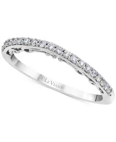 Le Vian Vanilla Diamond Wavy Band (1/6 Ct. T.w.) In 14k White Gold