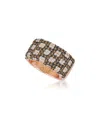 Le Vian Chocolatier Diamond Pave Wide Statement Ring (1-3/8 Ct. T.w.) In 14k Rose Gold