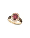 Le Vian Vivids 14k Rose Gold 2.32 Ct. Tw. Diamond & Rhodolite Ring