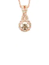 Le Vian Women's 14k Strawberry Gold & 0.73" Nude Diamond Pendant Necklace In Gold
