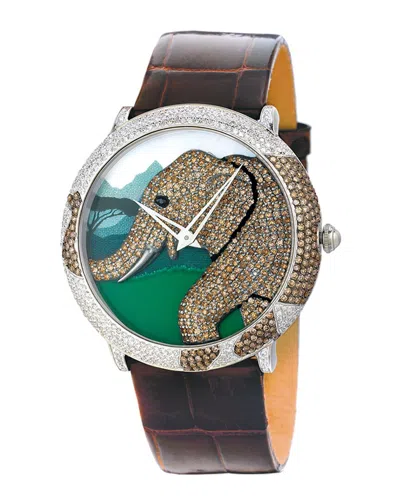 Le Vian ® Women's Into The Wild Diamond Watch In Brown