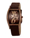 Le Vian Women's Leather Diamond Watch