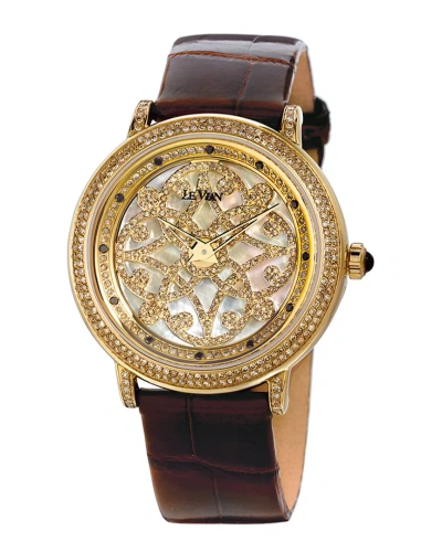 Le Vian ® Women's Medallion Diamond Watch In Gold
