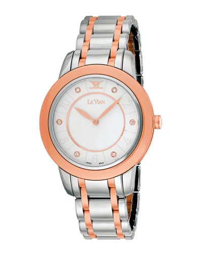 Le Vian Women's Stainless Steel Diamond Watch