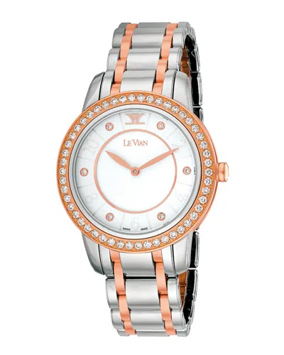 Le Vian Women's Stainless Steel Diamond Watch