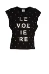 Le Volière Le Voliere T-shirt In Black