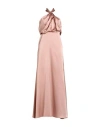 Le Volière Woman Maxi Dress Pastel Pink Size M/l Polyester