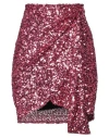 Le Volière Woman Mini Skirt Magenta Size Xs Polyester, Elastane In Magenta