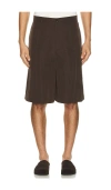 Le17septembre Adjustable Bermuda Shorts In Brown