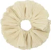 Le17septembre Beige Freya Pleats Scrunchie In Beige