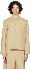 Le17septembre Beige Patch Pocket Jacket In Beige