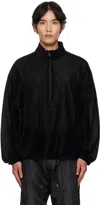 Le17septembre Black Half-zip Anorak In Black