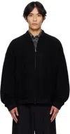 Le17septembre Black Raglan Jacket In Black