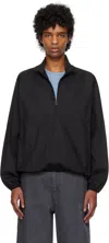 Le17septembre Black Re-nylon Anorak In Black