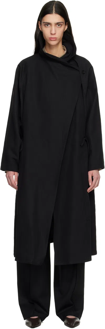 Le17septembre Black Sculptured Coat