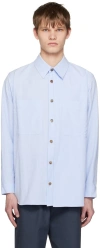 Le17septembre Blue Layered Shirt In Blue