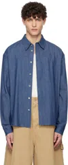 Le17septembre Blue Western Yoke Denim Shirt In Blue