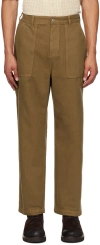 Le17septembre Brown Cargo Jeans In Brown