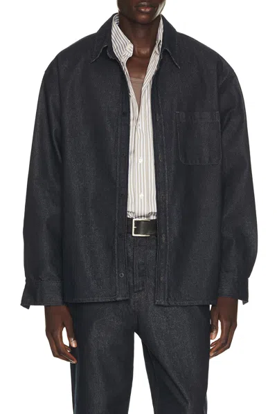 Le17septembre Denim Over Shirt In Indigo