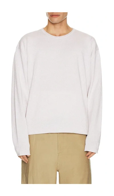 Le17septembre Melange Pullover In White