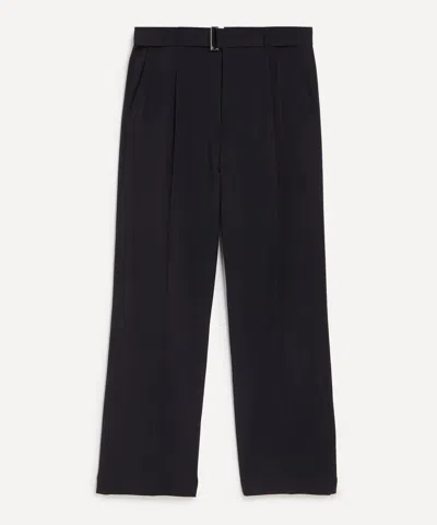 Le17septembre Mens Belted Wool Trousers