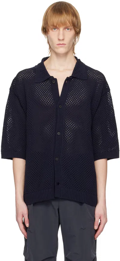 Le17septembre Navy Button Up Shirt