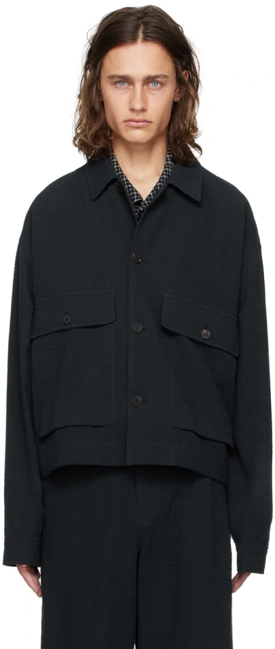 Le17septembre Navy Flap Pocket Jacket