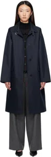 Le17septembre Navy Mac Trench Coat