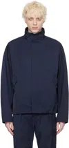 Le17septembre Navy Stand Collar Jacket In Navy
