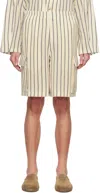 Le17septembre Off-white Boxer Shorts In Blue