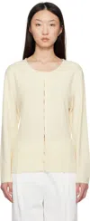 Le17septembre Off-white Button Down Cardigan
